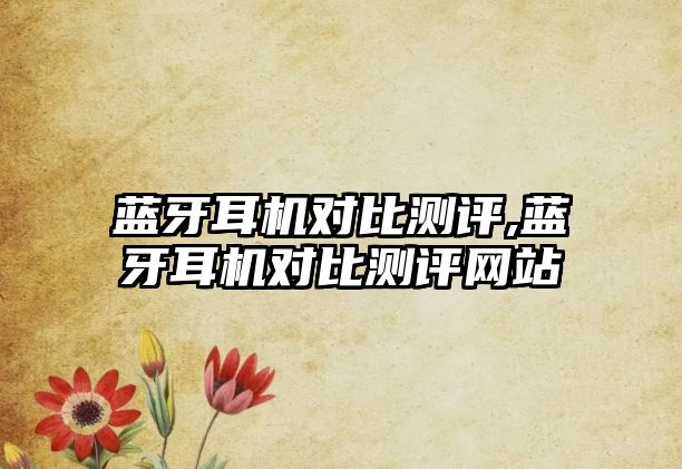 藍牙耳機對比測評,藍牙耳機對比測評網站