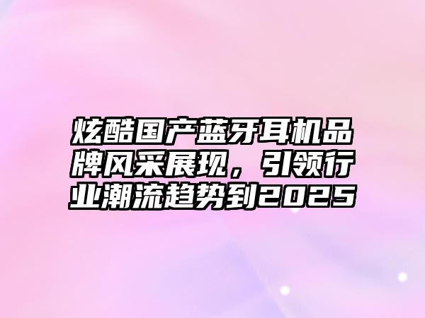 炫酷國(guó)產(chǎn)藍(lán)牙耳機(jī)品牌風(fēng)采展現(xiàn)，引領(lǐng)行業(yè)潮流趨勢(shì)到2025